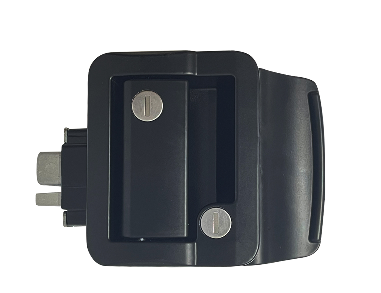 Rv Entry Door Lock Latch Vehicle Travel Trailer Door Latch Security Lock Black details