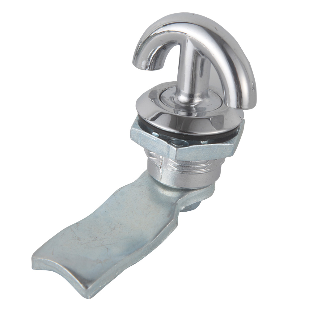 Rotary Cylindrical Locks for Cabinet Boxes Head Wing Knob Cam Lock Zinc Alloy Airfoil Handle Garbage Can Locks