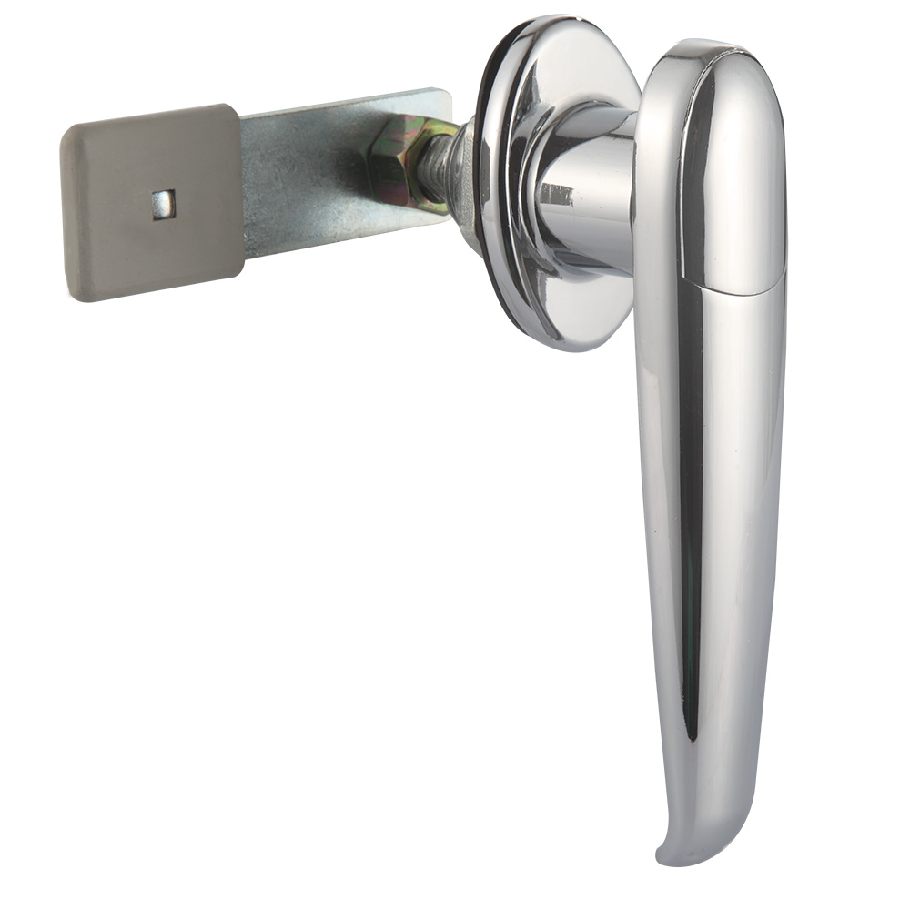 Factory Price Zinc Alloy Base Lock Industrial Metal Cabinet Door L Handle Lock Garage Door Lock