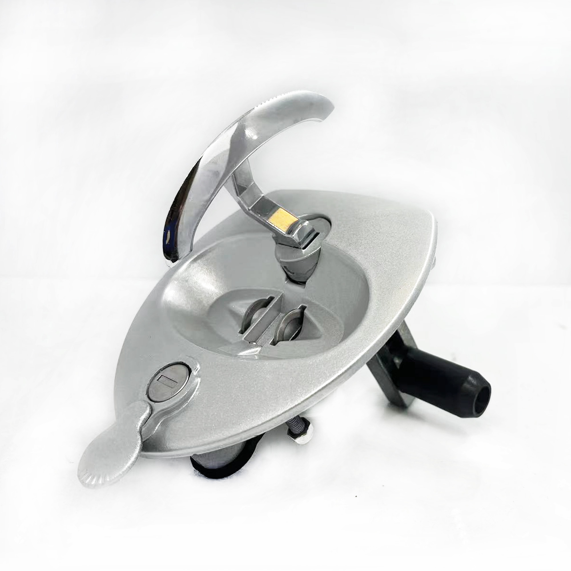 High Quality Truck Body Parts Steel Paddle Latch Lock Van Lock Truck Cabinet Panel Door Lock details