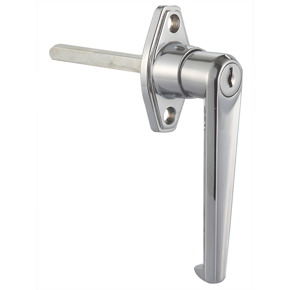 Durable Zinc Alloy L-Handle Lock Set with 2 Keys Home Improvement Door Hardware Accessories