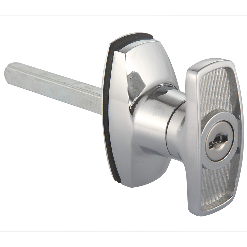 Zinc Alloy T-handle Lock for Garages Canopy Door Hardware in Zinc Alloy Packaged in Carton