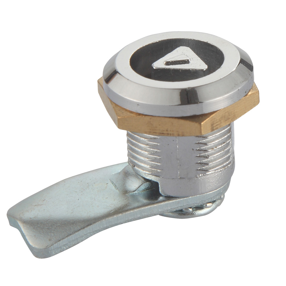 Hot Sale  Alloy Quarter Turn Triangle Cylinder Cam Lock for Cabinet Door