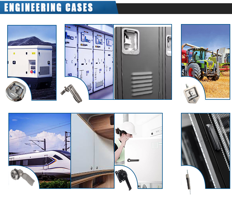Triangle Key Metal Electrical Cabinet Mail Boxes Cam Locks for Panels Electric Box Cylinder Cam Lock manufacture