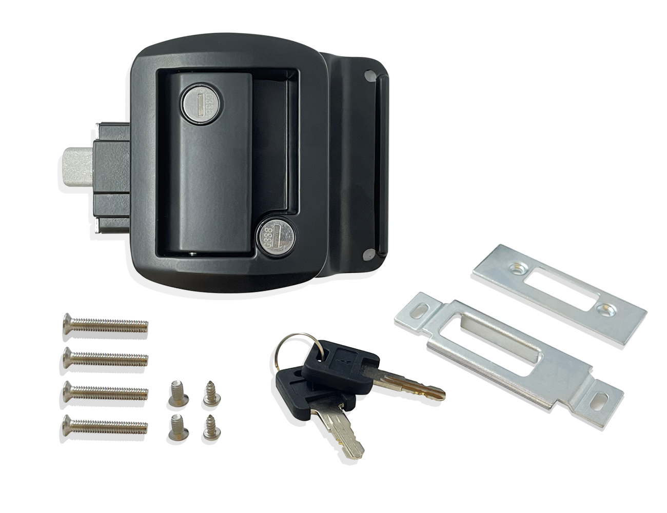 Oem Rv Lock  Zinc Alloy Black Color Door Lock for Motorhome Boat Caravan Trailer Rv Cabinet factory