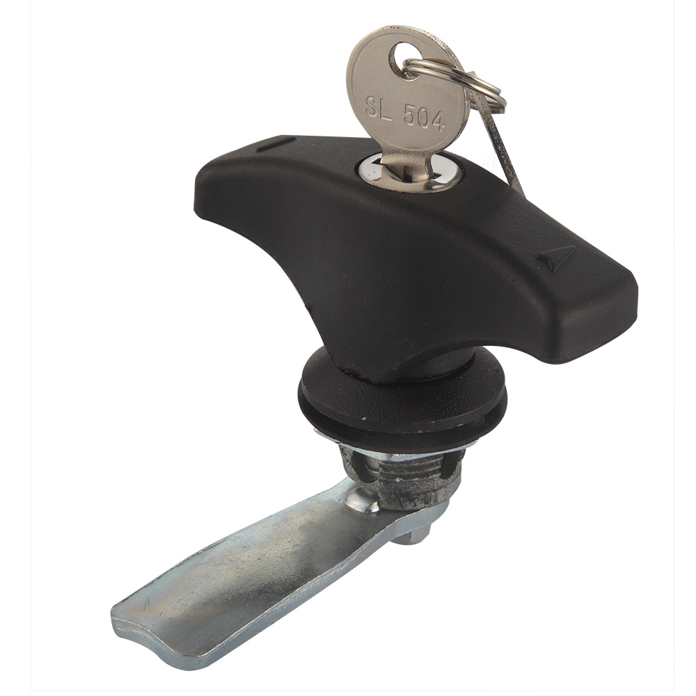 Easy to Work Industrial Truck Tool Box Lock Set With T-handle Rotating Key Lock Door Handles