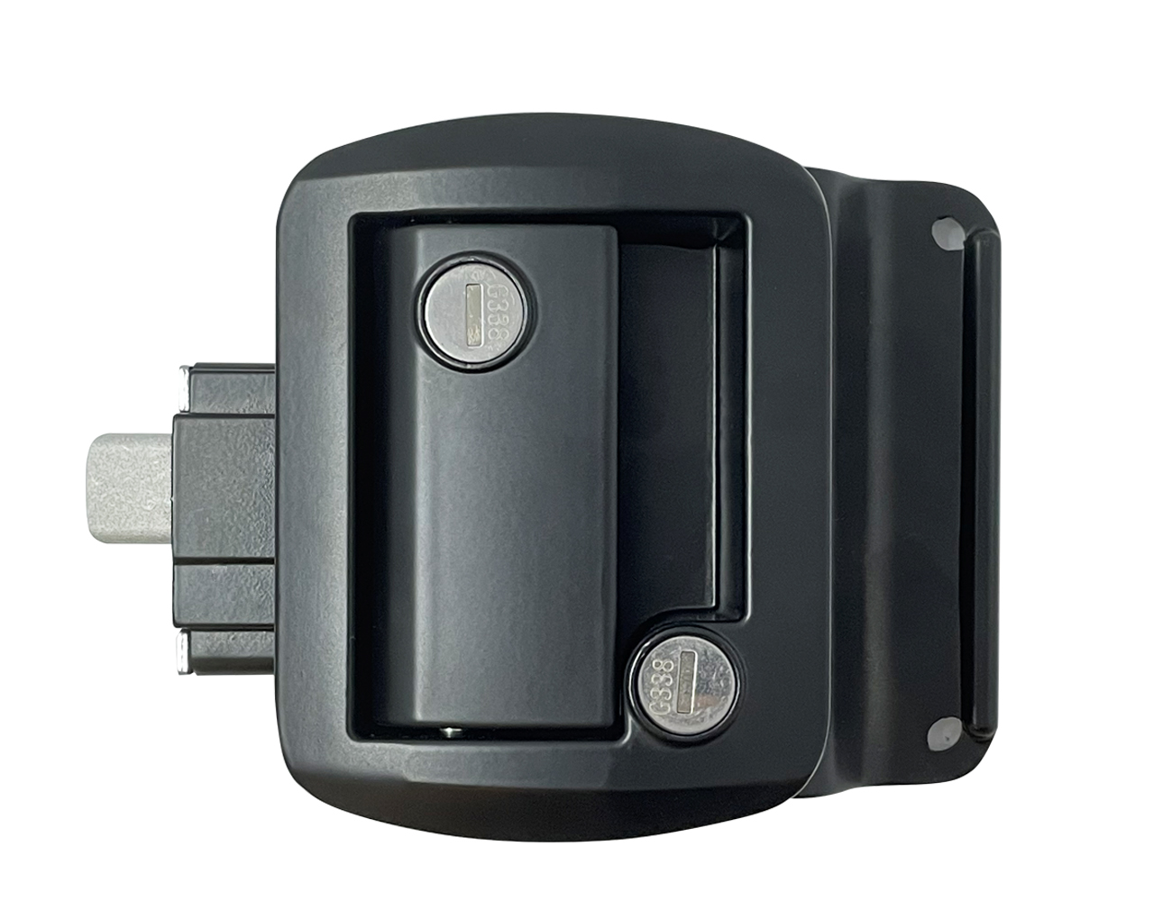 Oem Rv Lock  Zinc Alloy Black Color Door Lock for Motorhome Boat Caravan Trailer Rv Cabinet manufacture