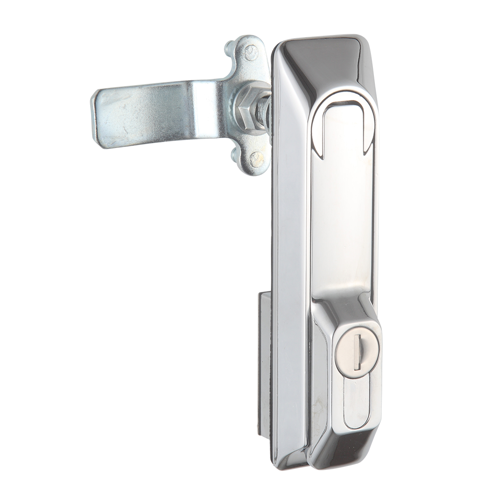 Durable Electrical Panel Cabinet Lock with Key and Push Button Swing Handle Key Unlock Way for Sale Rod Control Lock