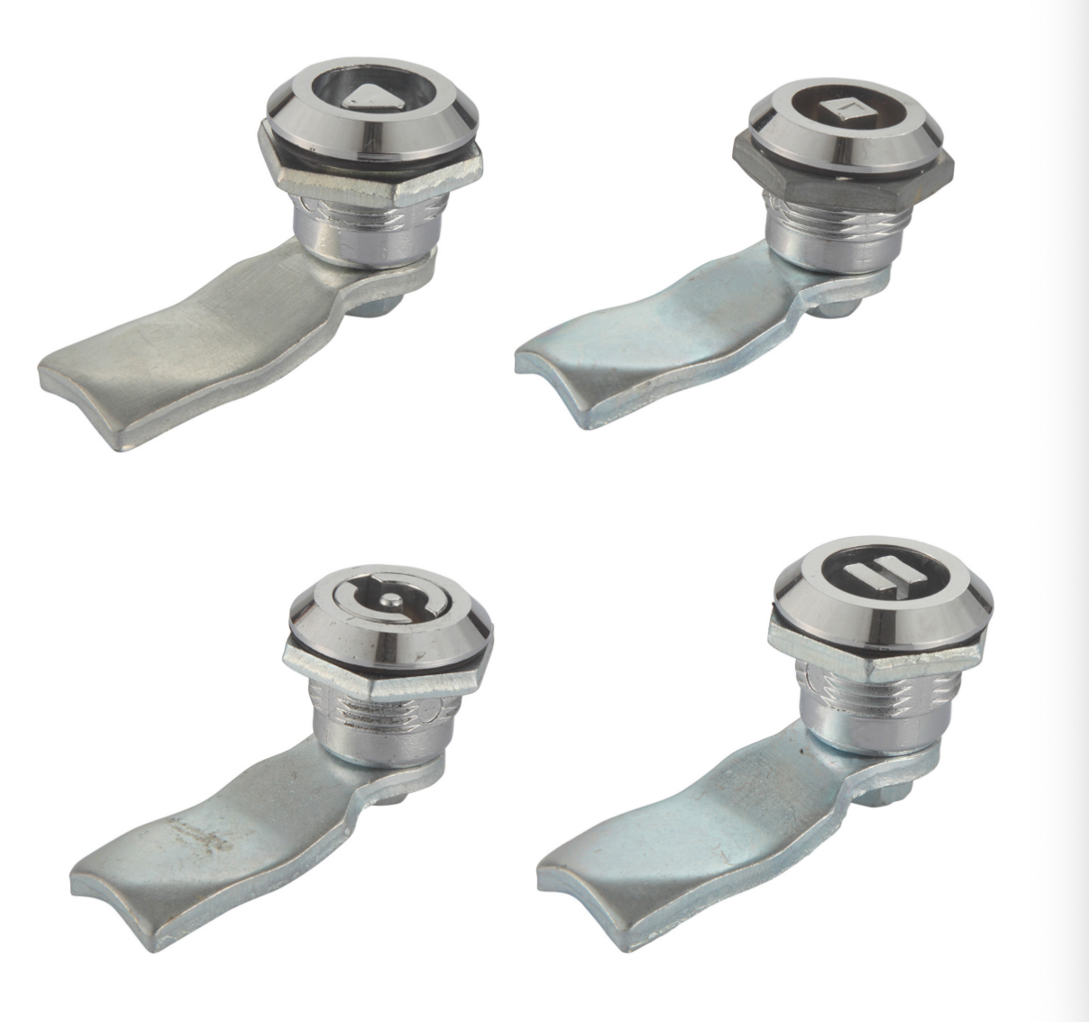 2025 Zinc Alloy Triangle Key Quarter Turn Latch Cam Lock for Electrical Cabinet Door factory